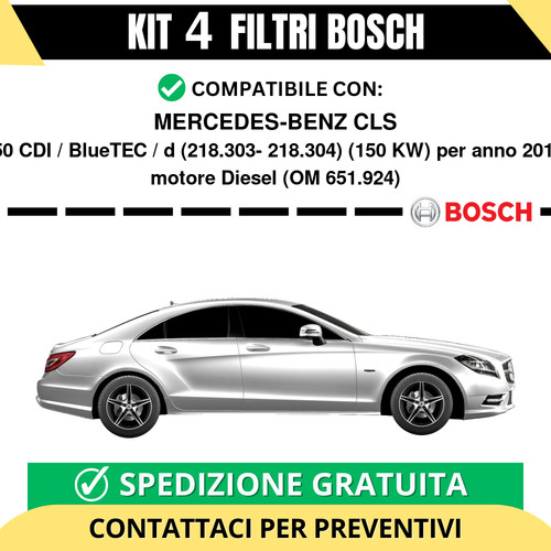 Kit bosch filtri tagliando - bosch,