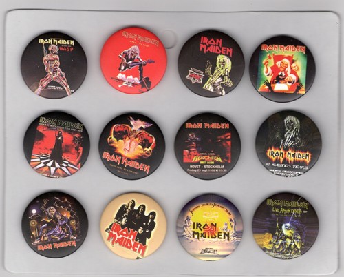 Spilla pins badge iron maiden - badge,