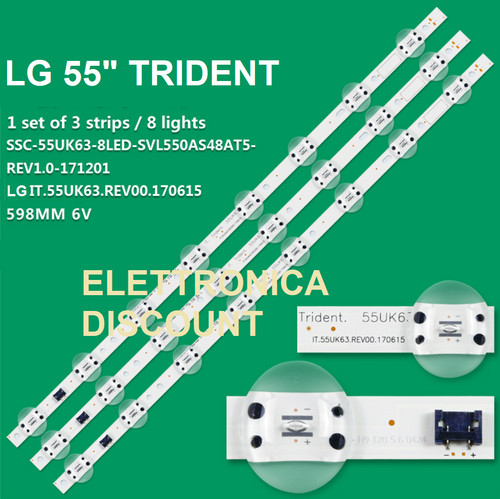Barre led per 55 pollici - barre,