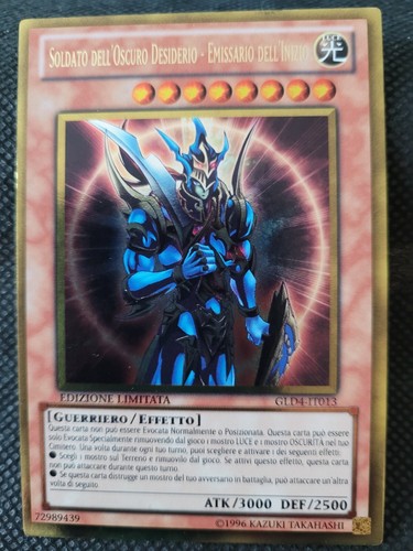 Carta gld4 soldato - yu-gi-ho,