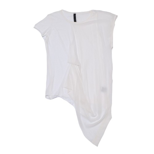 Blusa asimmetrica bianca