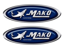 Adesivi ovali barca Mako