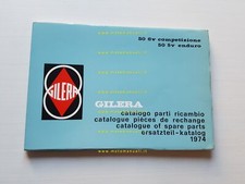 Gilera 50 6V Competizione - 5V Enduro 1974 catalogo ricambi originale