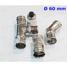 CURVED HOSE TEE FLUE SLEEVE