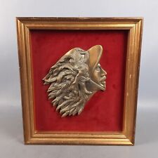 Quadro Altorilievo Bronzo Bersaglieri Piccola Caprera Alzabandiera 1984