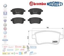 PASTIGLIE FRENO POSTERIORI