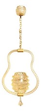 lampadario in vetro di murano