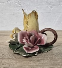 Portacandele in ceramica