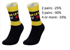 Team Jumbo Visma cycling socks