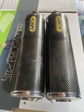 coppia marmitte Arrow in carbonio