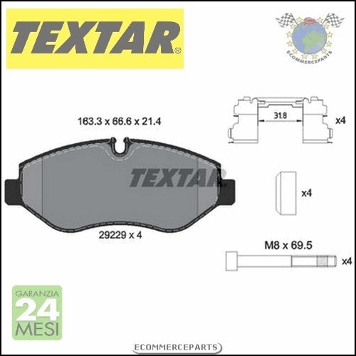 Pastiglie freno textar - textar, q+