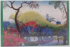 Puzzle International Team pezzi 1000 Irene Invrea "L’Oasi degli Elefanti" A..