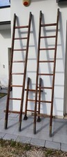 SCALA IN LEGNO MASSELLO 7,20 MT. VINTAGE SCALIFICIO RIMINESE ANNI '60/'70