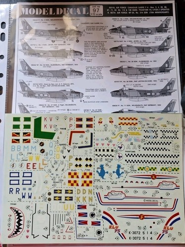 Modeldecal 97 raf sabre - 1/72,