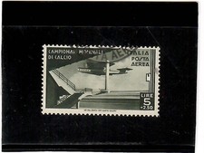 REGNO 1934-MONDIALI CALCIO-P. A.-RARISSIMO 5 LIRE-OTTIMO TIMBRO/SPED. GRATUITA