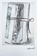 ANDY WARHOL  - Roll of Bills - signed, numebered edition 44/100, 38 x 56 cm