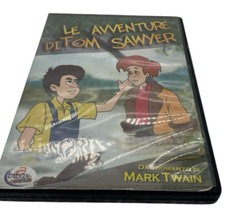 DVD FILM LE AVVENTURE DI TOM SAWYER MOVIE CARTONE ANIMATO CD BIBOX + BOX REGALO
