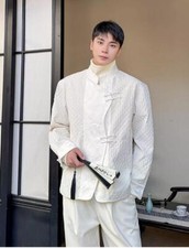 Tuta tunica uomo moda coreana