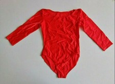 Body danza ginnastica rosso -