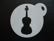 Violino caffè, torta, pittura