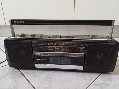 Radio sony cfs - radio,