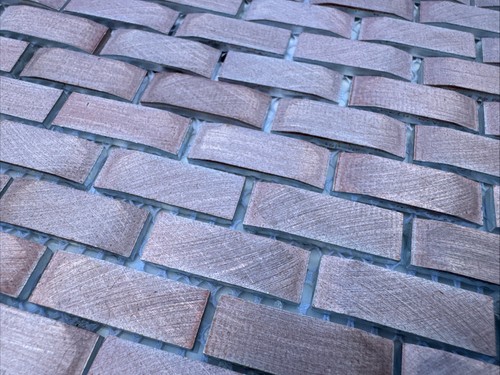 Piastrelle mosaico alluminio