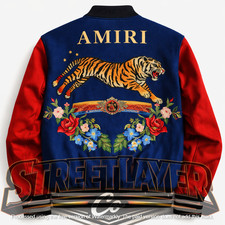 Giacca AMIRI Tiger Varsity blu