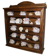 Vetrina espositore bomboniere cristalliera bacheca collezioni cucina spezie