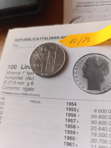 Moneta 100 lire del - da,