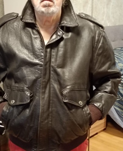 Bomber vintage pelle - bomber,
