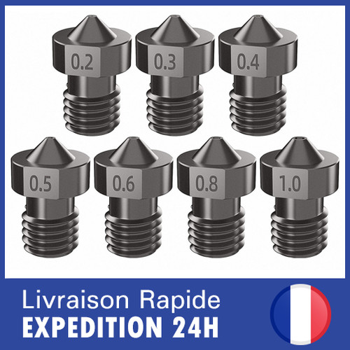 Buse acier trempé pour - m6,