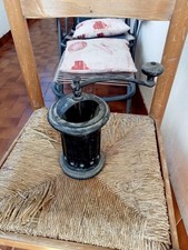 Macinino Antico Epoca Ottocento In Legno E Ferro