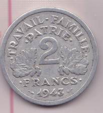 MONETA 2 FRANCHI 1943 TIPO