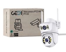 TELECAMERA DOPPIO OBBIETTIVO IP CAM PTZ WIFI CAMERA DOME WIRELESS ESTERNO ICSEE