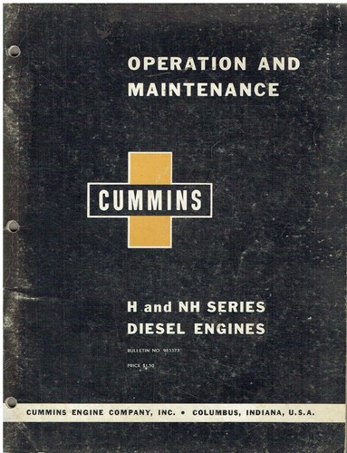 Motore cummins serie nh - cummins,