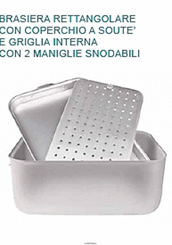 Brasiera alluminio cm - alluminio,