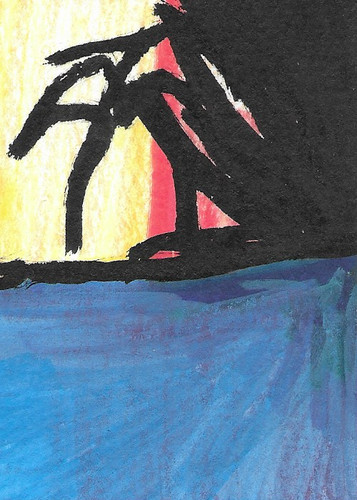 Aceo atc card astract - "astract, 49"