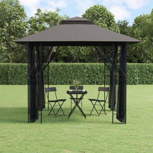 Gazebo with sidewalls - gazebo,