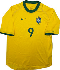 maglia calcio vintage Brasile Ronaldo Brazil Nike 1999 2000 M World Cup