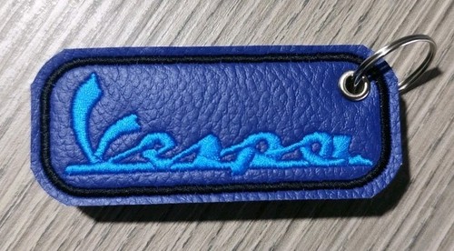 Portachiavi ricamato vespa - portachiavi,