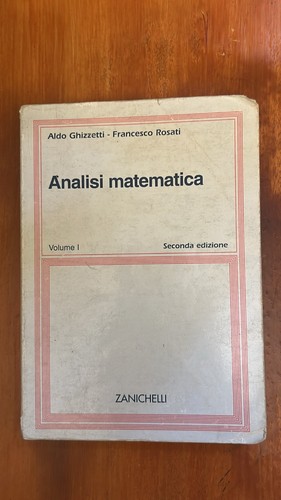 Analisi matematica volume 1 - -,
