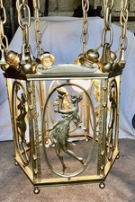 lampadario  in Bronzo Antico