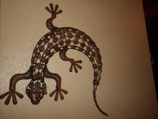 Grande lucertola metallo geco