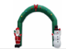 Arco Gonfiabile Con Babbo
