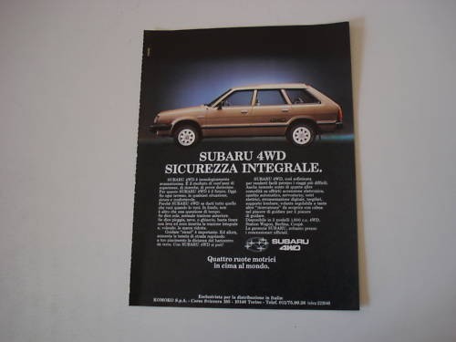 Advertising pubblicità 1983 - advertising,