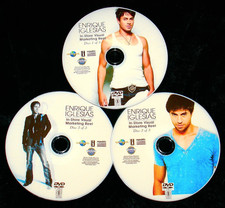 ENRIQUE IGLESIAS In-Store Visual Marketing Music Video Reel 3 DVD Set 55 Videos