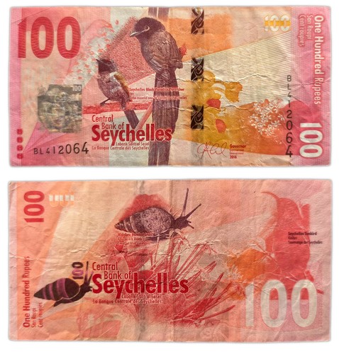 100 rupees 2016 seychelles - rupees,