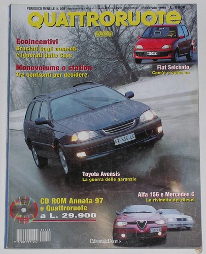 Quattroruote 1998 alfa romeo - quattroruote,