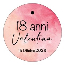 Tag  50 Pz bomboniere rotondi