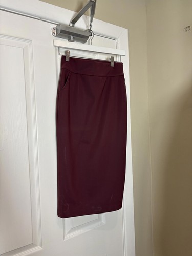 Gonna tubino midi bordeaux - a,